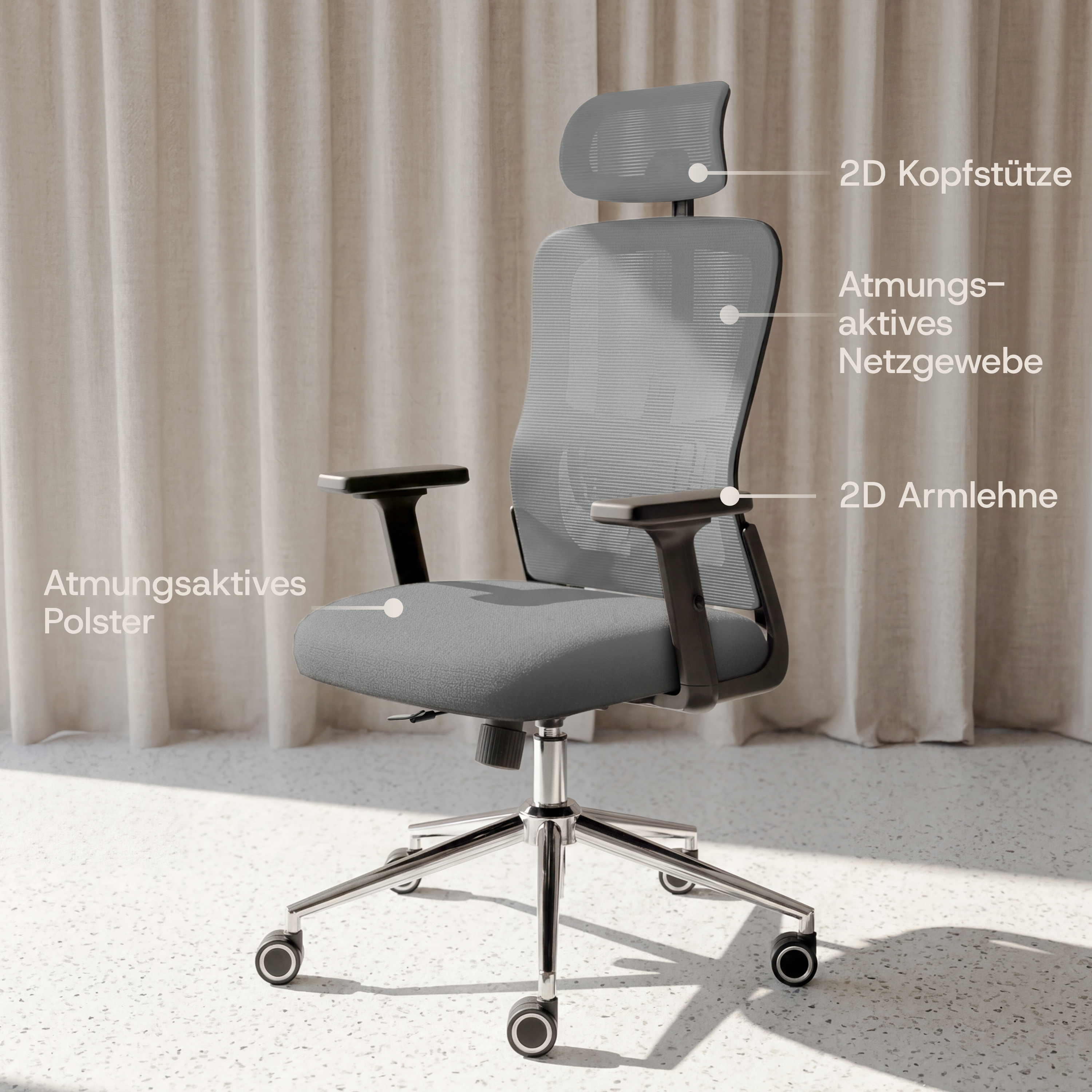 CLOUVOU BrightSeat – Silla de oficina ergonómica: Ganadora en relación calidad-precio