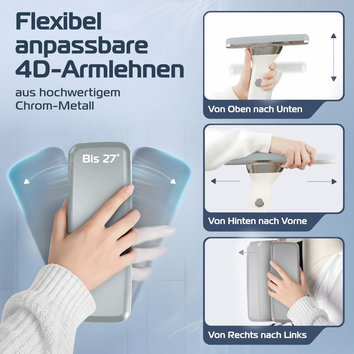 CLOUVOU CleverSeat - Ergonomischer Testsieger Bürostuhl - Clouvou Creme