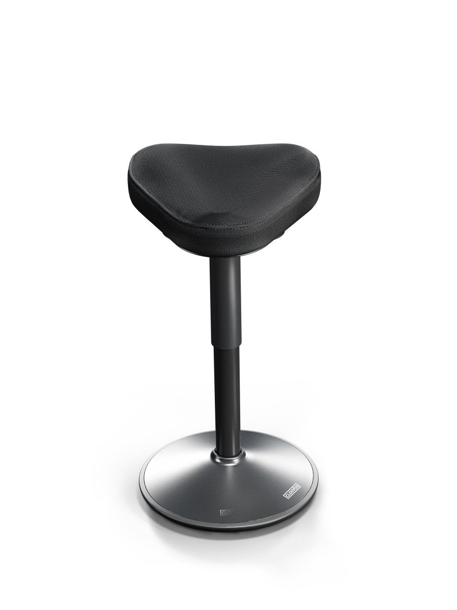 CLOUVOU Nexus (47 - 64 cm) - Ergonomischer Hocker „Eine stilvolle neue Art des bequemen Sitzens" - Clouvou #farbe_schwarz