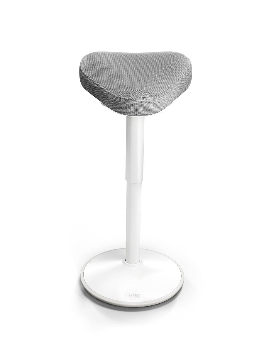 CLOUVOU Nexus (57 - 82cm) - Ergonomischer Hocker „Eine stilvolle neue Art des bequemen Sitzens“ - Clouvou #farbe_grau