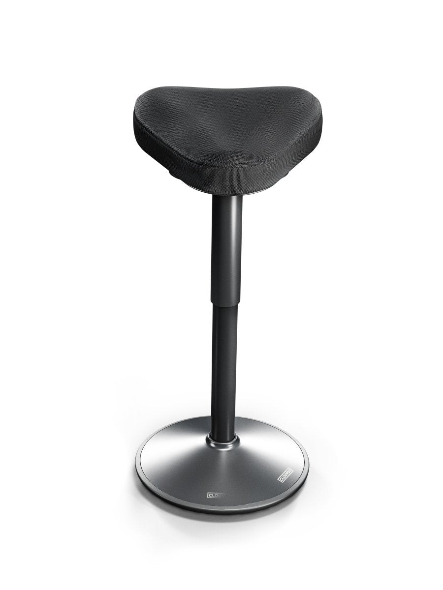 CLOUVOU Nexus (57 - 82cm) - Ergonomischer Hocker „Eine stilvolle neue Art des bequemen Sitzens“ - Clouvou #farbe_schwarz