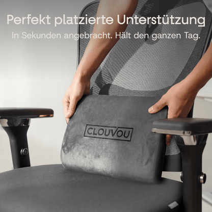 CLOUVOU CleverSeat - Ergonomischer Testsieger Bürostuhl - Clouvou Grau