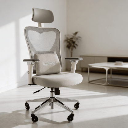 CLOUVOU CleverSeat - Ergonomischer Testsieger Bürostuhl - Clouvou Grau