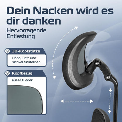 CLOUVOU CleverSeat - Ergonomischer Testsieger Bürostuhl - Clouvou Creme