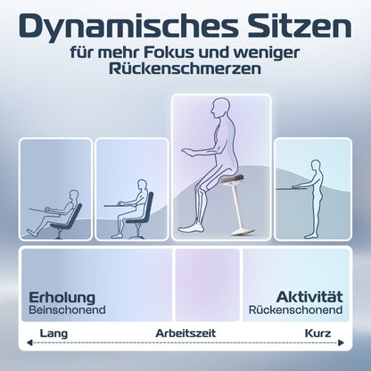 CLOUVOU Nexus - ergonomischer Hocker „Eine stilvolle neue Art des Sitzens“ - Clouvou #farbe_green