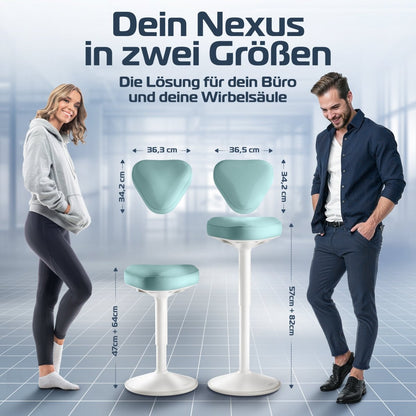 CLOUVOU Nexus - ergonomischer Hocker „Eine stilvolle neue Art des Sitzens“ - Clouvou #farbe_green